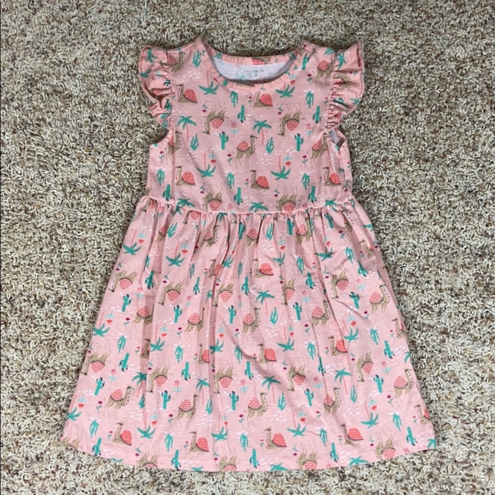 Camel print sundress